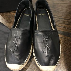 YSL Black Loafers